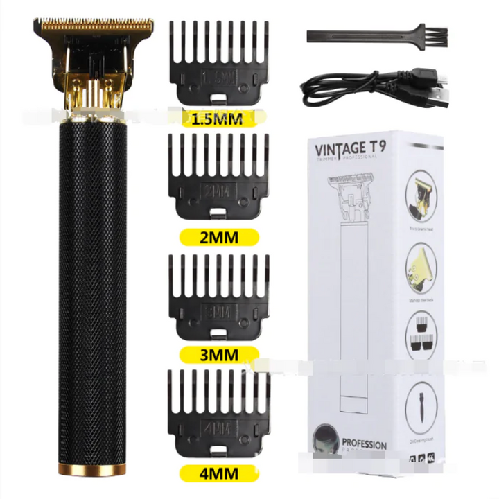 Retro USB Hair Trimmer – Precision Grooming Anywhere