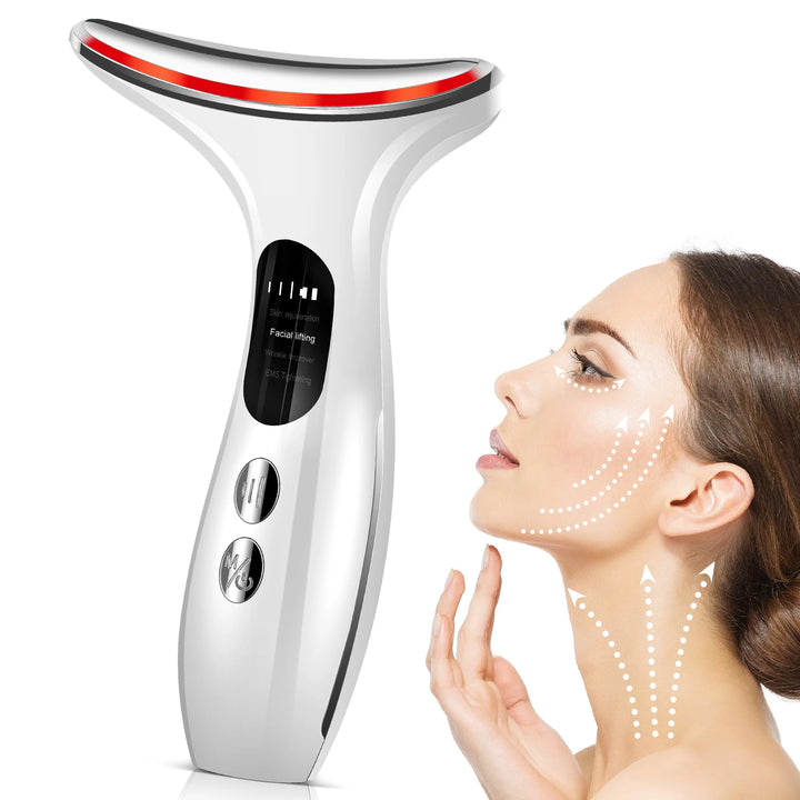 EMS Face & Neck Lift Massager - Rejuvenate, Tighten & Reduce Wrinkles