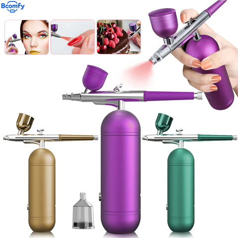 Rechargeable Portable Airbrush - Precision for Nail Art, Crafts & Painting