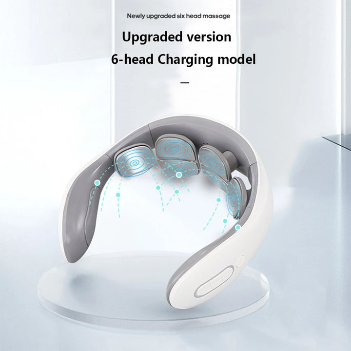 NeckEase™ Portable Smart Neck Massager – Deep Tissue, Heat & Vibration Therapy