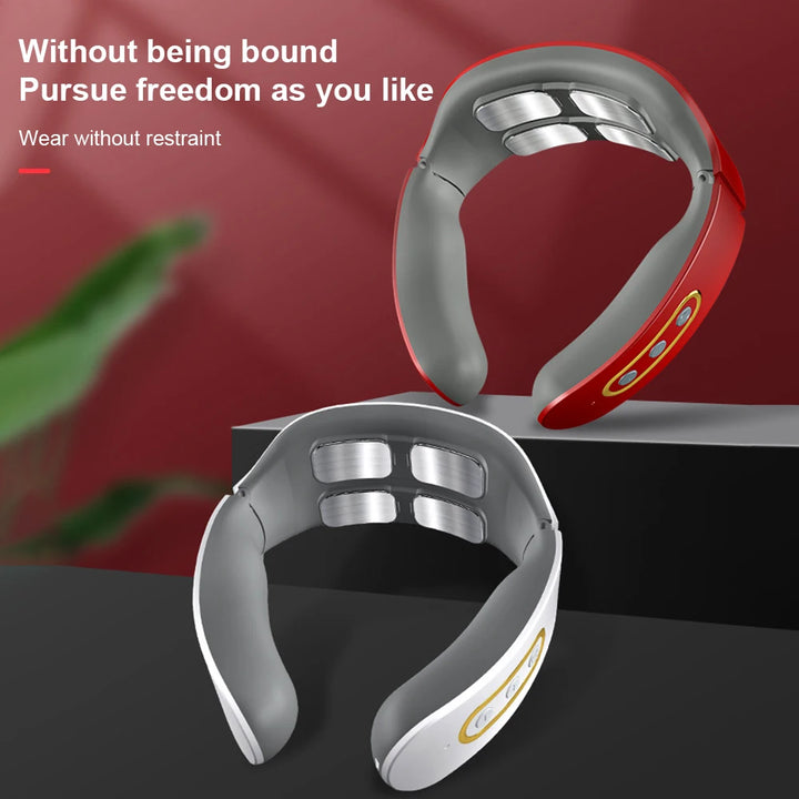 Smart Neck Massager – Deep Relief with Heat & Pulse Therapy**