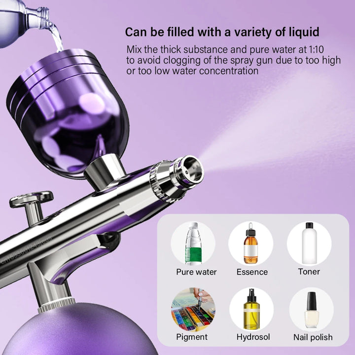 Rechargeable Portable Airbrush - Precision for Nail Art, Crafts & Painting