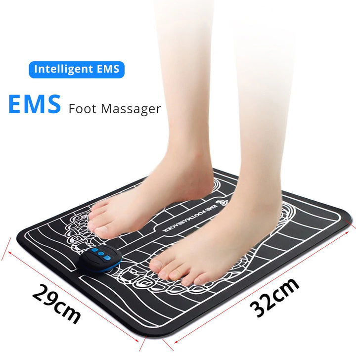 EMS Electric Foot Massager Mat - Relieve Pain & Boost Circulation
