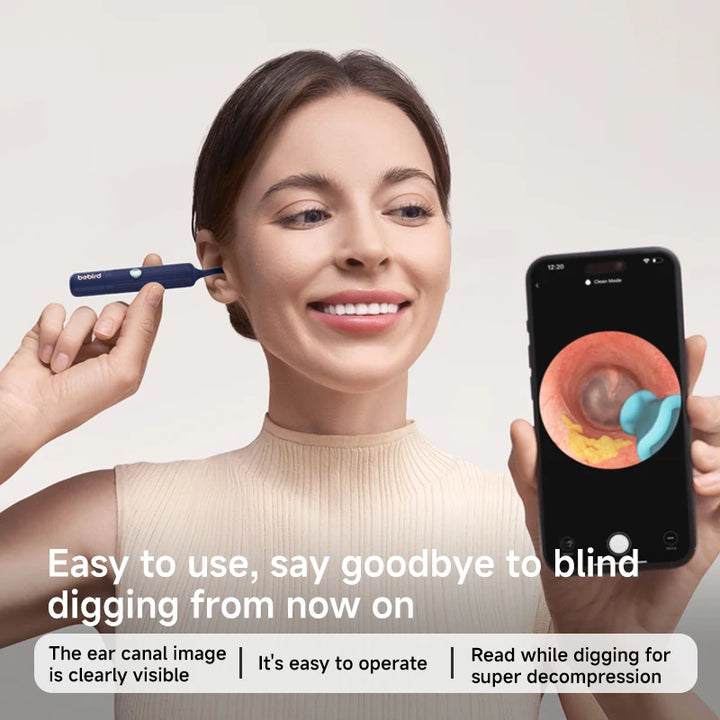 Bebird EarSight Plus I35R - Visual Ear Cleaner with HD Camera & Bendable Earpick