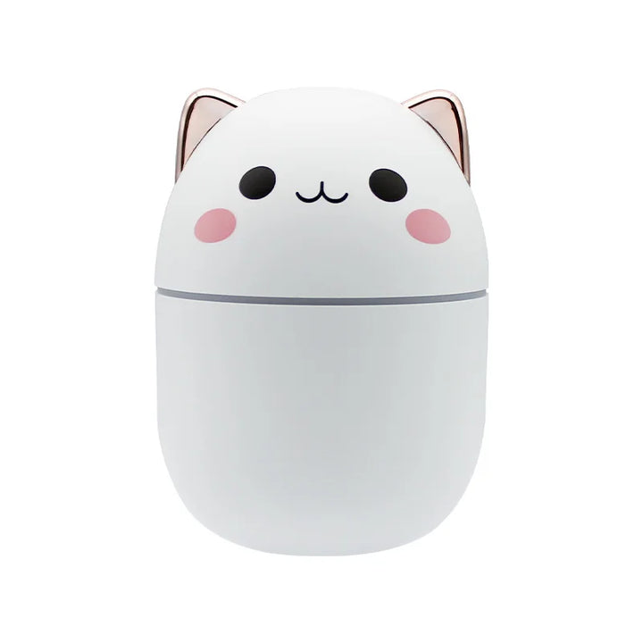 Mini Cat Humidifier – Aroma Diffuser & LED Night Light