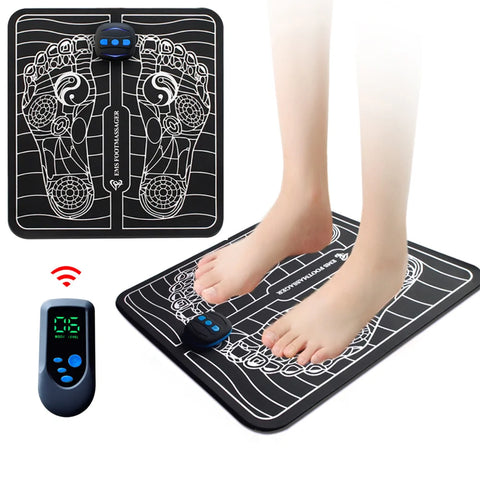 EMS Electric Foot Massager Mat - Relieve Pain & Boost Circulation