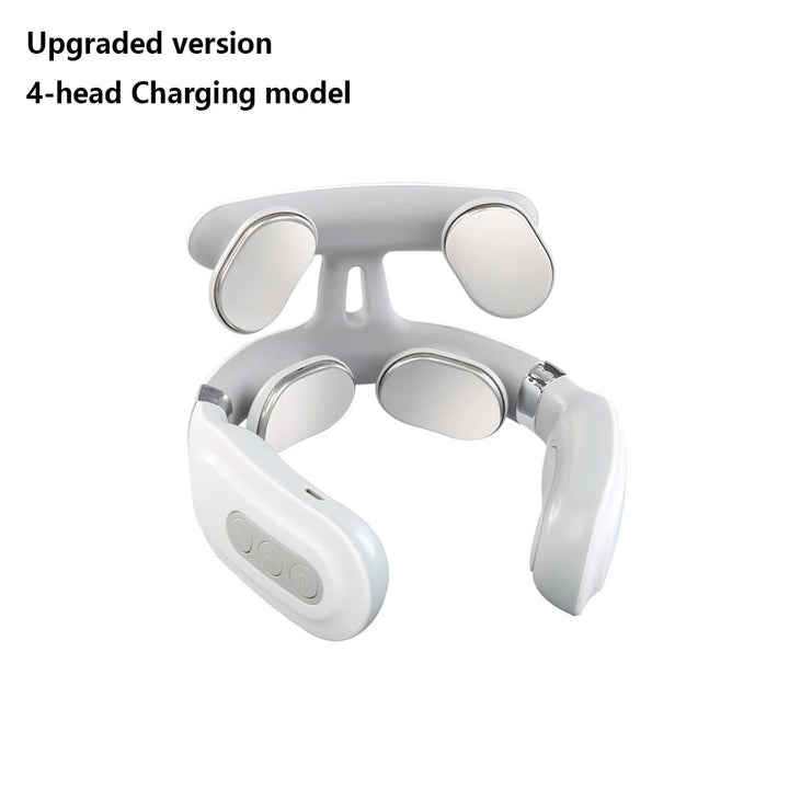 NeckEase™ Portable Smart Neck Massager – Deep Tissue, Heat & Vibration Therapy