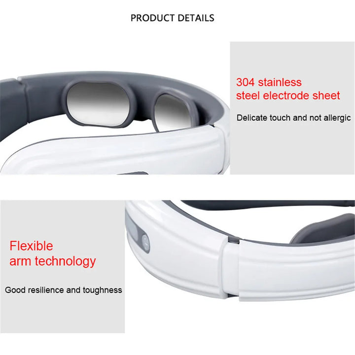 6-Mode Electric Neck Massager - Pain Relief & Muscle Relaxation