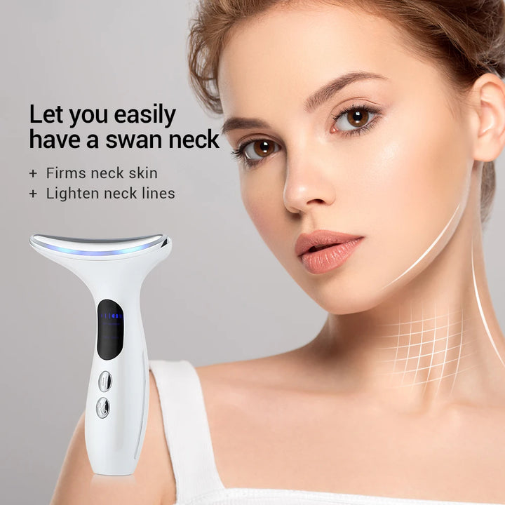 EMS Face & Neck Lift Massager - Rejuvenate, Tighten & Reduce Wrinkles