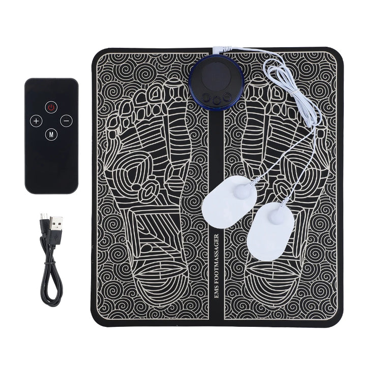 EMS Electric Foot Massager Mat - Relieve Pain & Boost Circulation