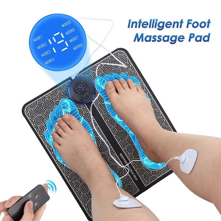 EMS Electric Foot Massager Mat - Relieve Pain & Boost Circulation