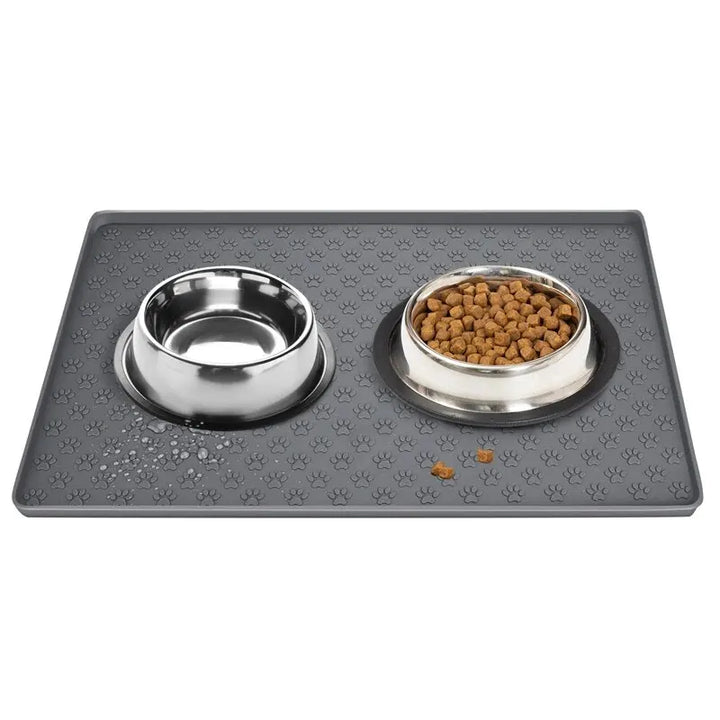 Non-Spill Silicone Pet Mat - Waterproof & Easy to Clean