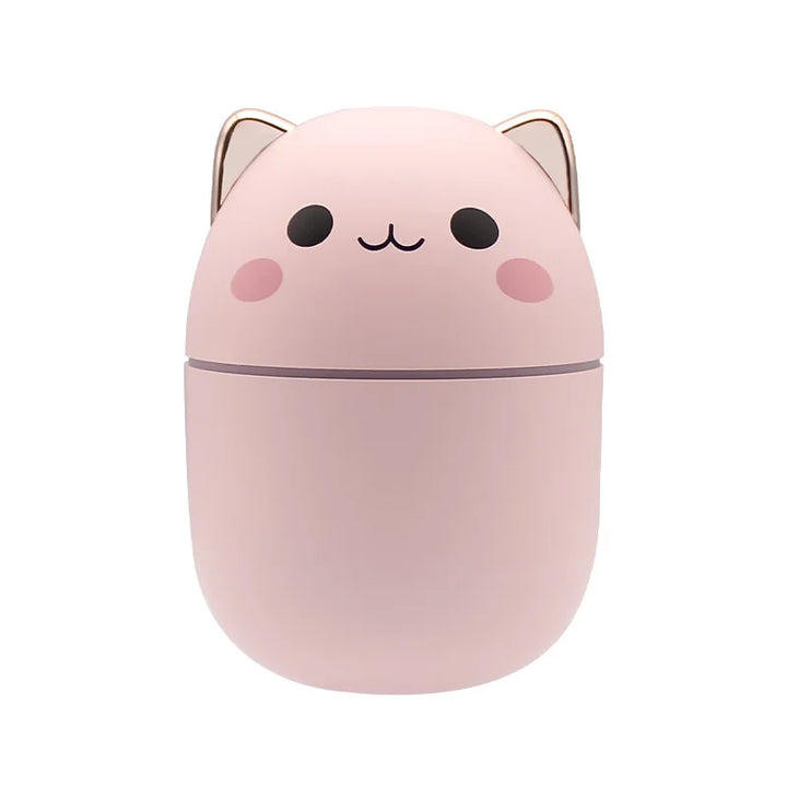 Mini Cat Humidifier – Aroma Diffuser & LED Night Light