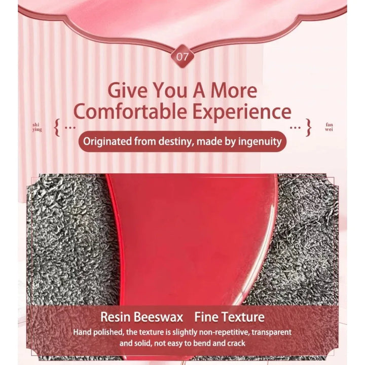 3pcs Resin Roller & Gua Sha Set - Facial & Body Massage for Beauty & Health