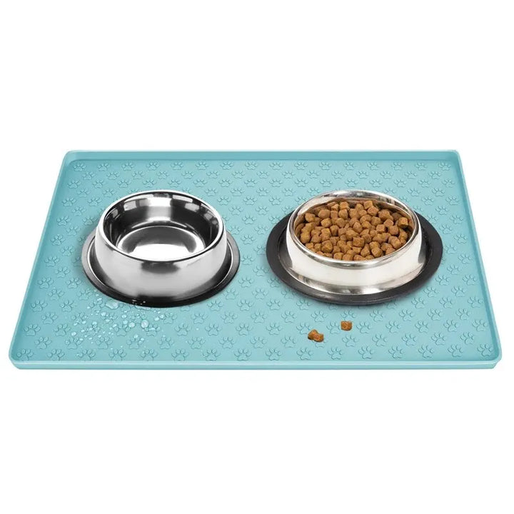 Non-Spill Silicone Pet Mat - Waterproof & Easy to Clean