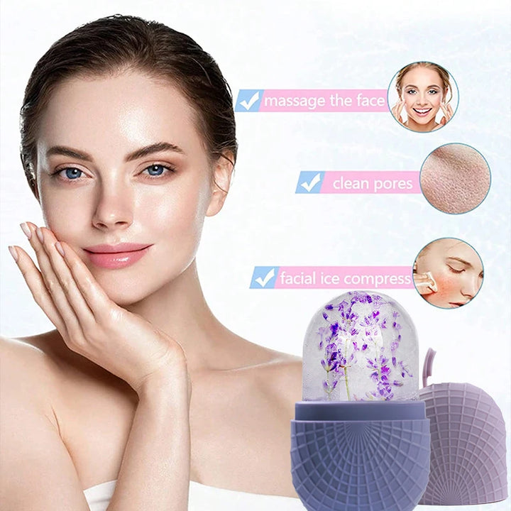 Upgraded Ice Roller for Face & Eyes - Refresh, Cool & Rejuvenate Skin