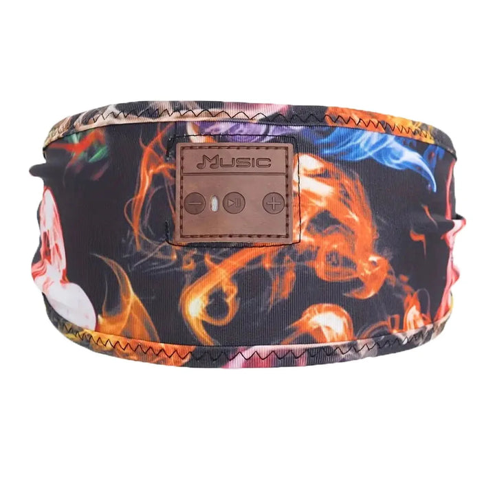 Bluetooth 5.4 Sleep Headphones with Microphone Soft Washable Elastic Breathable Headband Long Battery Life for Travel Sports