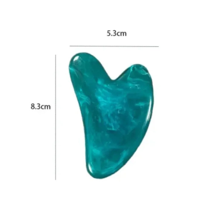 3pcs Resin Roller & Gua Sha Set - Facial & Body Massage for Beauty & Health