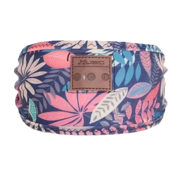 Bluetooth 5.4 Sleep Headphones with Microphone Soft Washable Elastic Breathable Headband Long Battery Life for Travel Sports