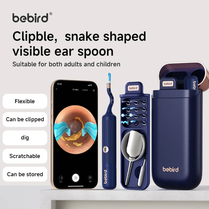 Bebird EarSight Plus I35R - Visual Ear Cleaner with HD Camera & Bendable Earpick