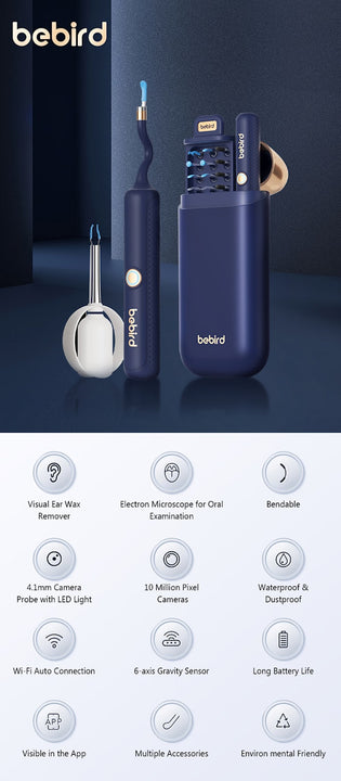 Bebird EarSight Plus I35R - Visual Ear Cleaner with HD Camera & Bendable Earpick
