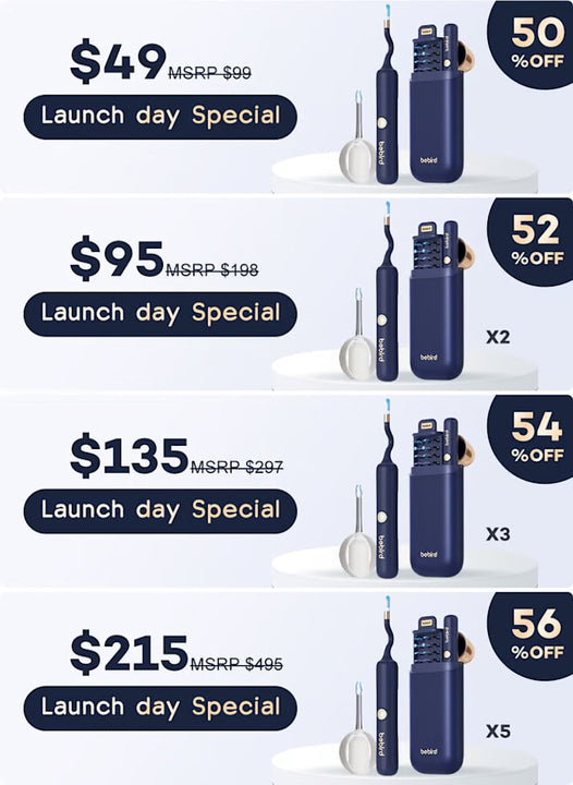 Bebird EarSight Plus I35R - Visual Ear Cleaner with HD Camera & Bendable Earpick